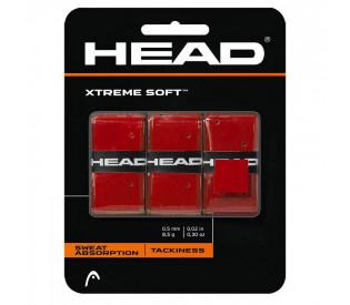 Овергрип Head Xtreme Soft, 0.5 мм, 3 шт, красный